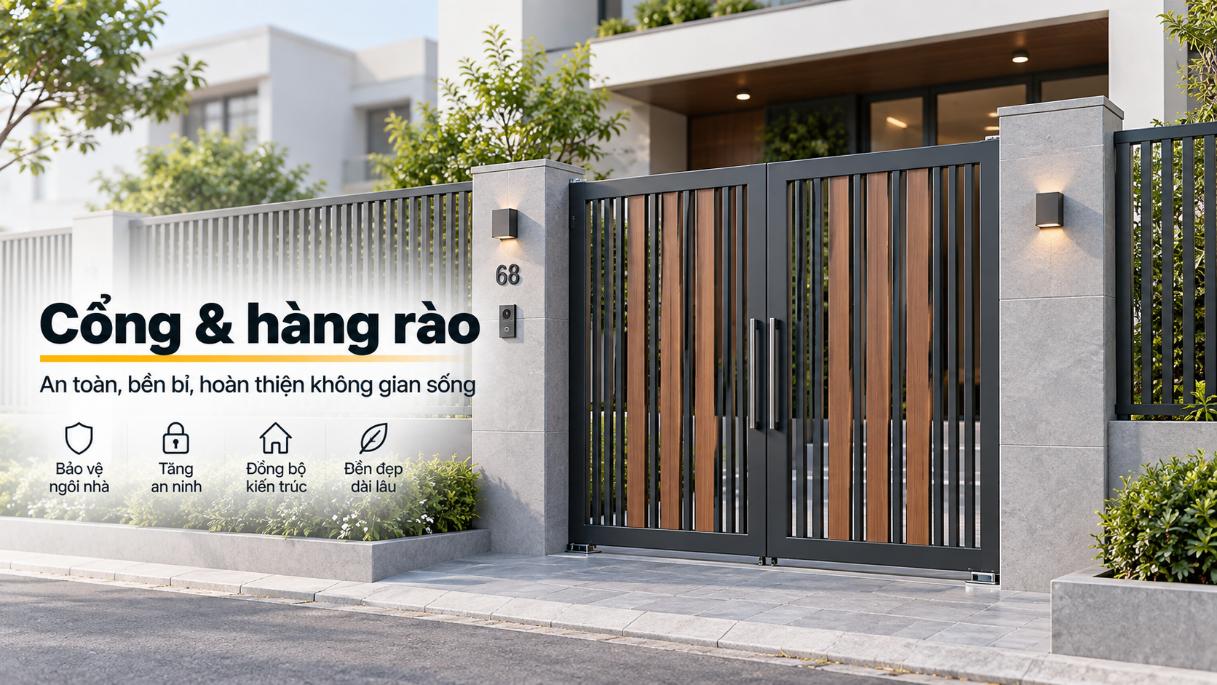 Cổng & hàng rào